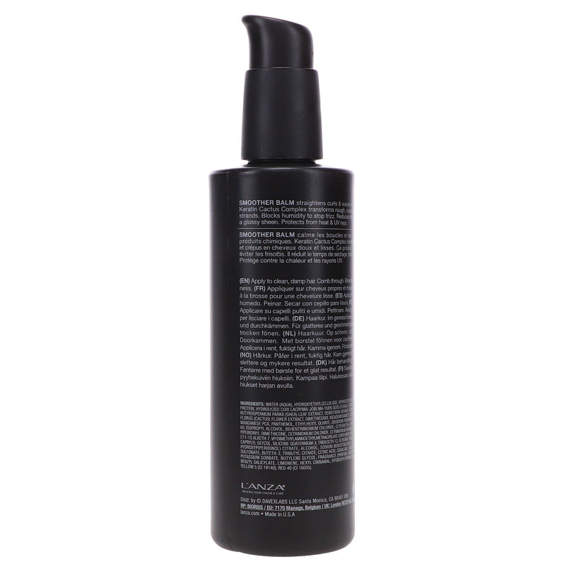 Lanza Healing Style Smoother Balm Heat Protection Straightening & Taming Anti Frizz 6.8 fl oz