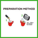 Nescafe Instant Coffee Latte Hazelnut 15 Sachets  - Pack of 4