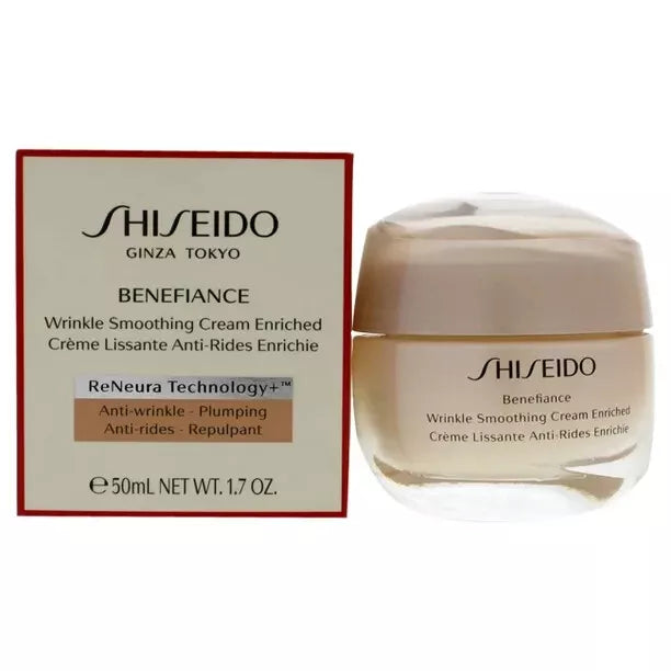 Shiseido Benefiance Wrinkle Smoothing Face Cream Enriched 1.7oz/50ml