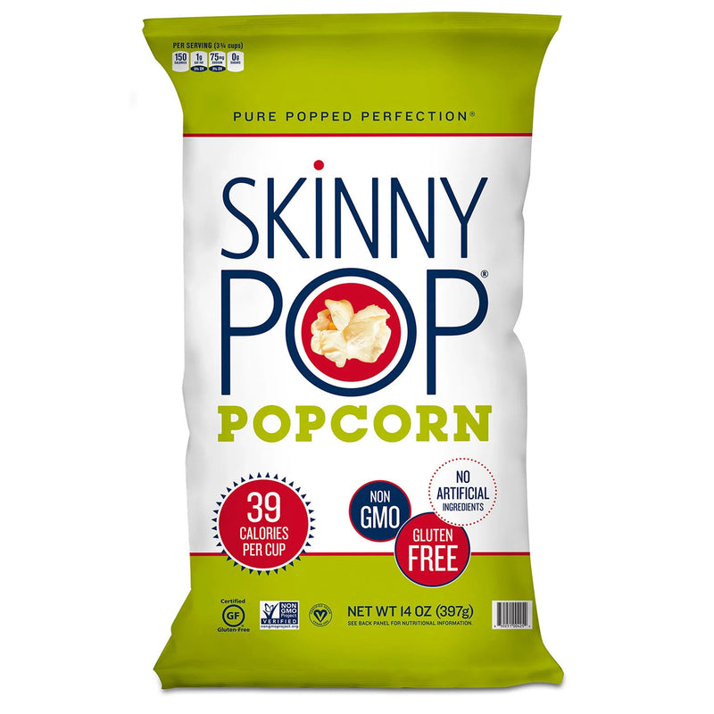 Skinny Pop Original Popcorn, Value Size 14 oz