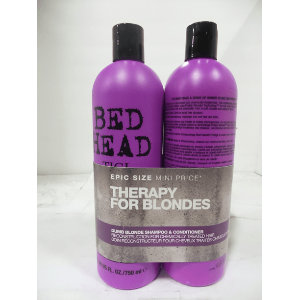 TIGI Bed Head Dumb Blonde Shampoo & Conditioner Duo, 750ml