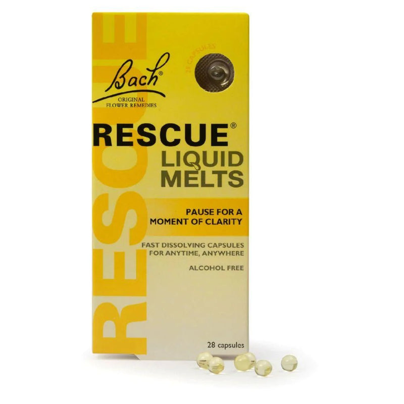 Bach Rescue Liquid Melts Pause For A Moment Of Clarity 28 Capsules
