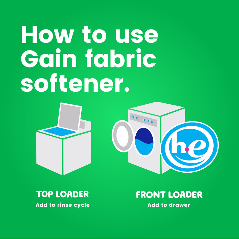 Gain Liquid Fabric Softener Original 51oz - Pack of 2