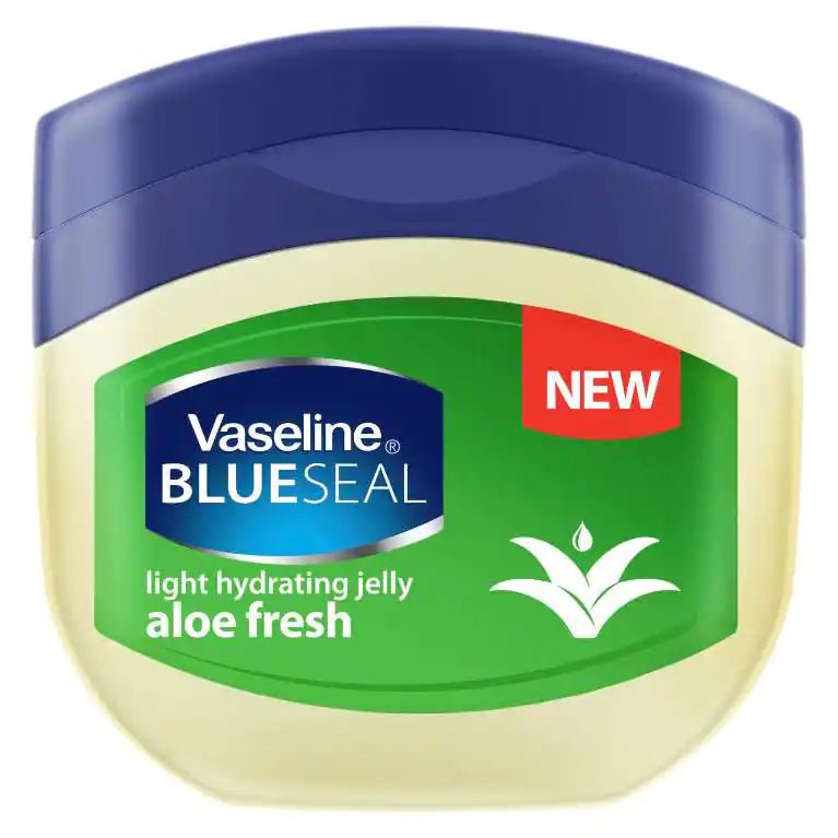 Vaseline Blue Seal Light Hydrating Aloe Fresh Petroleum Jelly 100ml - Pack of 6