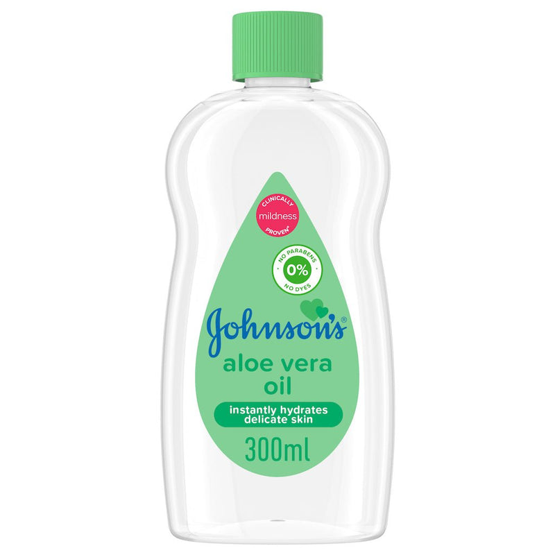 Johnson’s Baby Aloe Vera Oil 300ml - Pack of 3