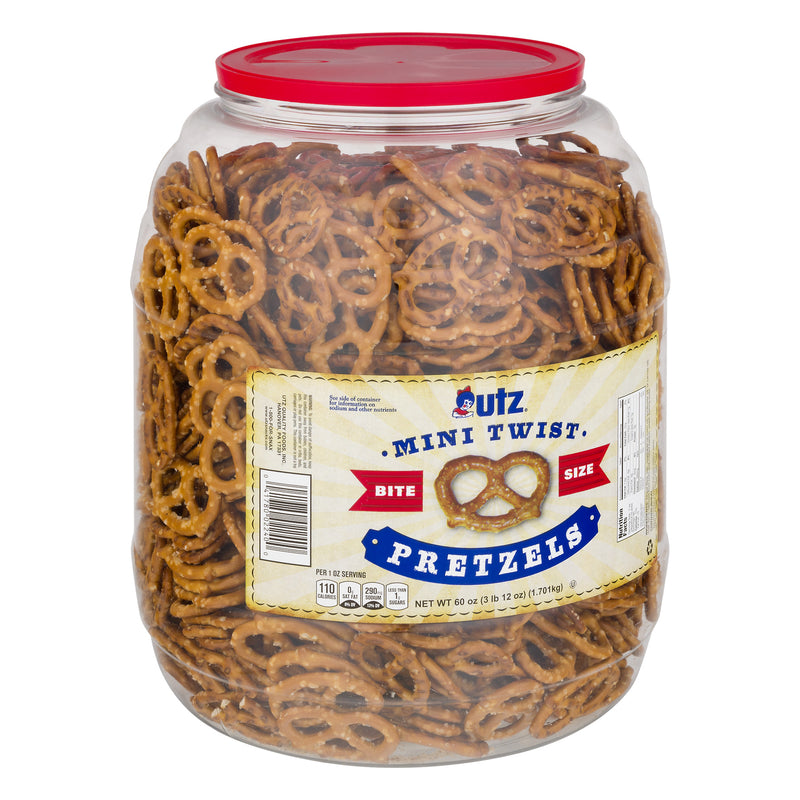 Utz Mini Pretzel Twists 60oz (Large Family Size)