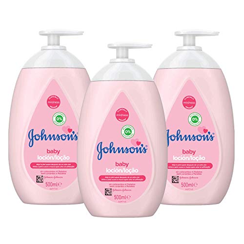Johnson's Pink Baby Lotion With Pump 500ml - Pack of 3