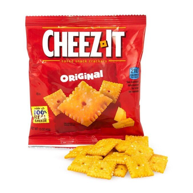 Cheez-It Original Baked Snack Crackers  (45 Pouches)