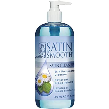Satin Smooth Satin Cleanser Skin Preparation Cleanser, 16 oz