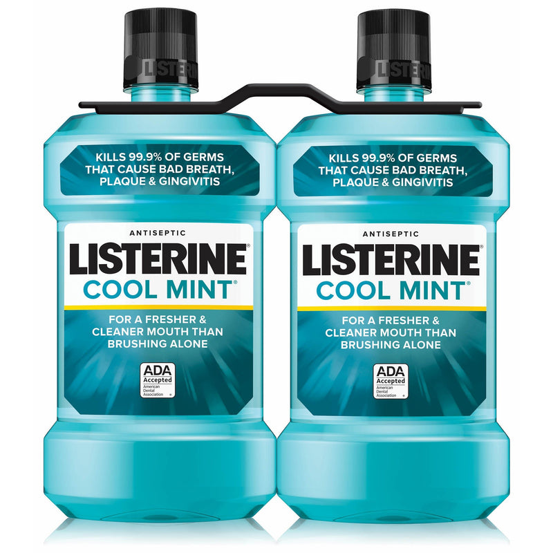 Listerine Cool Mint Antiseptic 1.5 Liter - Pack of 2