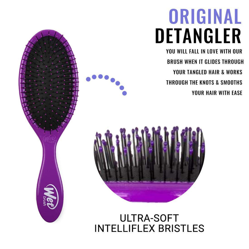 Wet Brush Original Detangler Hair Brush Purple