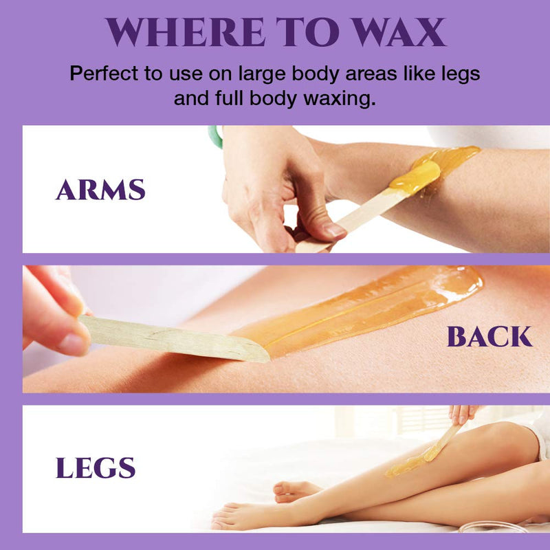 Satin Smooth Hair Waxing Large Applicators 500 Count