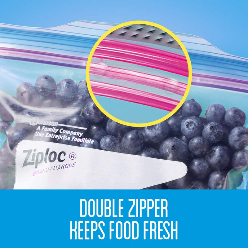 Ziploc Large Freezer Bags (3 packs of 50)