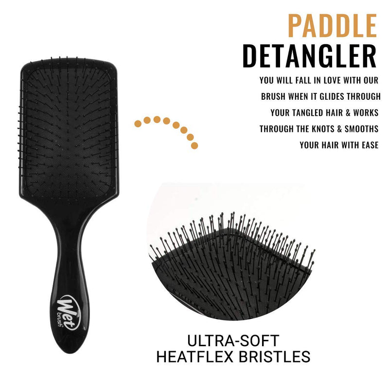 Wet Brush Paddle Detangler Black