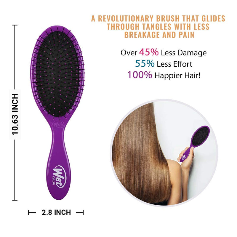 Wet Brush Original Detangler Hair Brush Purple