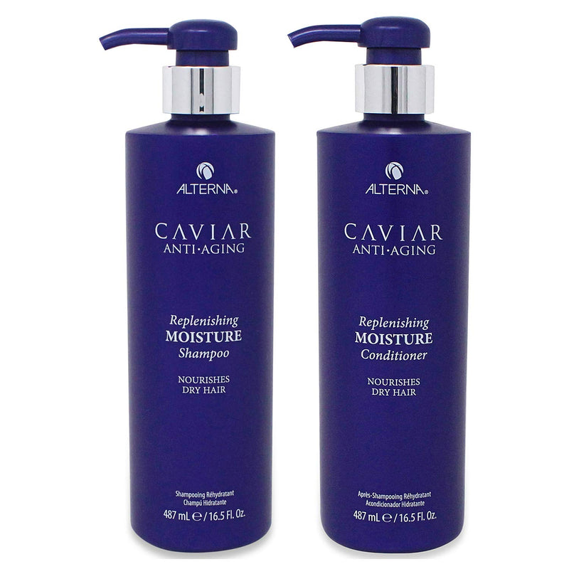 Alterna Caviar Anti-Aging Replenishing Moisture Shampoo and Conditioner Duo 16.5 fl oz