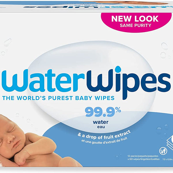 Huggies 99% Pure Water Baby Wipes, Unscented, 9 flip-top packs (3 Packs of  3), 504 Wipes Total, Packaging May Vary