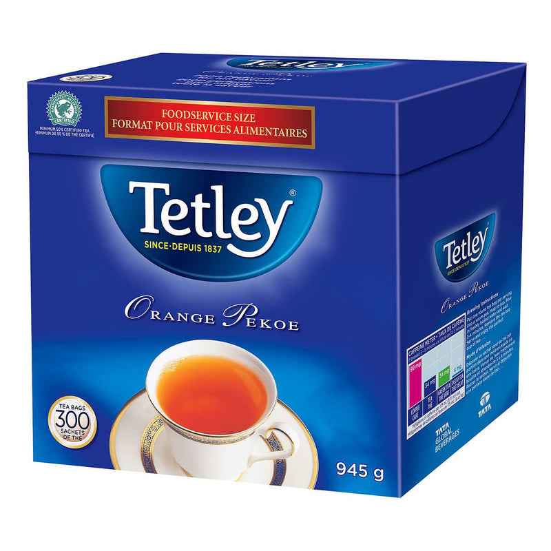 Tetley Tea Orange Pekoe - 945g  300 Sachets