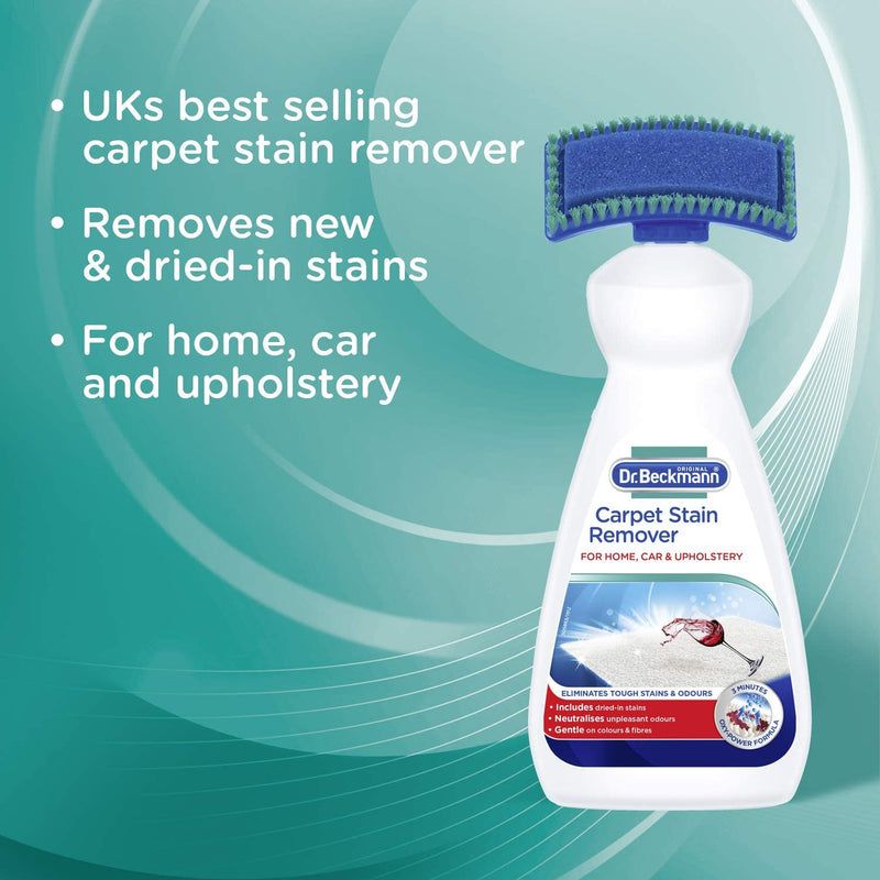 Dr Beckmann Carpet Stain Remover with Brush 650ml – UK Foods