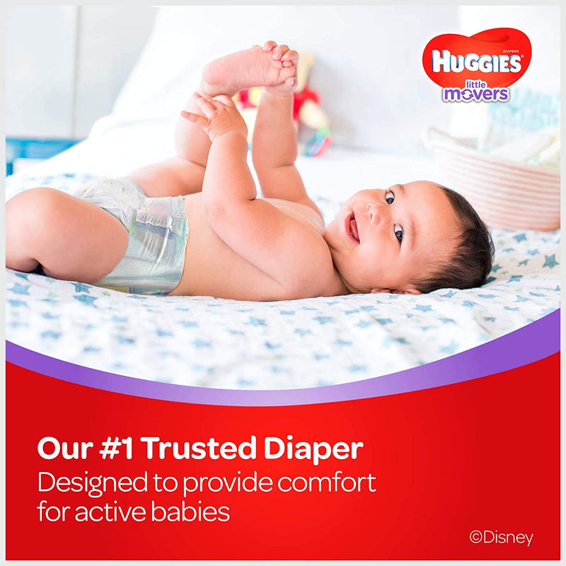 Huggies Plus Little Movers, Size 3 - 192 Diapers