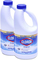 Clorox Concentrated Liquid Bleach with Cloromax Technology, Original - 43 Fl Oz / 1.27 L  (2 Pack)