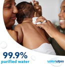 WaterWipes Plastic-Free Original Baby Wipes, 99.9% Water Based Wipes, Unscented & Hypoallergenic for Sensitive Skin, 60 Count (Pack of 12), Packaging May Vary