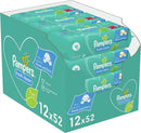 Pampers Fresh Clean Baby Wipes 52 x 12 Packs = 624 Wipes