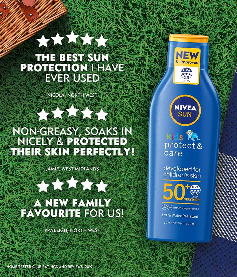 Nivea Sun Kids Protect & Care Sun Lotion Spf 50+ 200ml