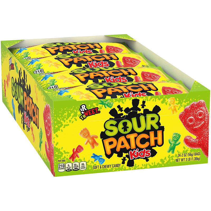 Sour Patch Kids Soft & Chewy Candy,  (24 Bags)