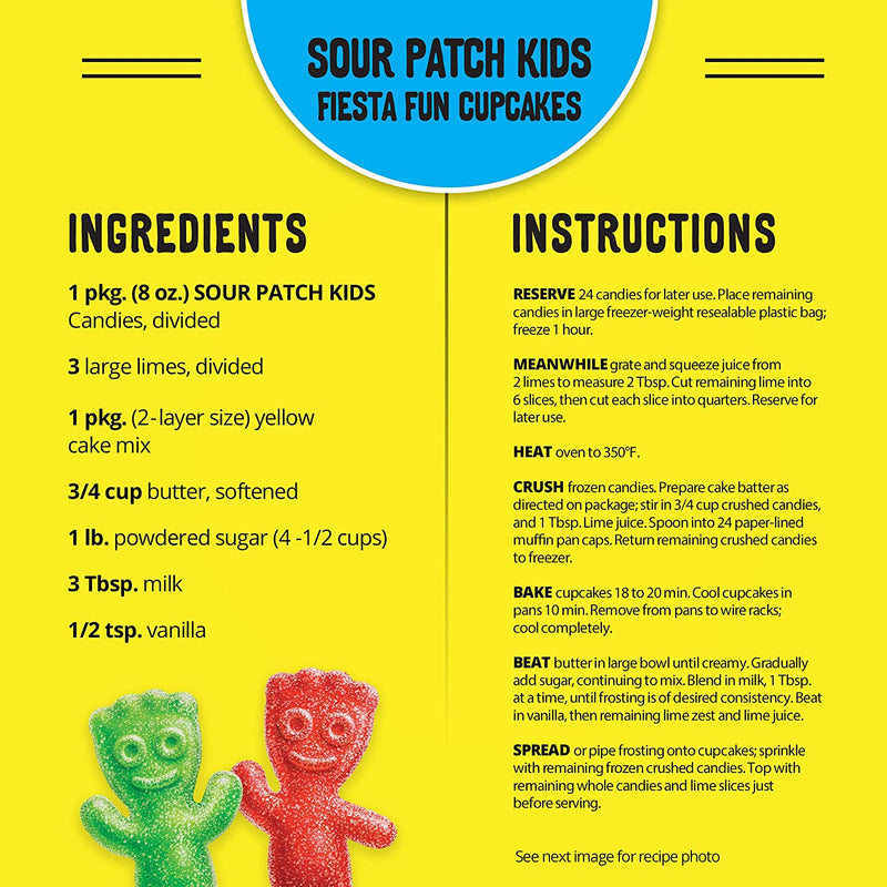 Sour Patch Kids Soft & Chewy Candy,  (24 Bags)