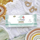 Dove Baby Wipes, Sensitive Fragrance Free Moisture,  50 Wipes (Pack of 12)