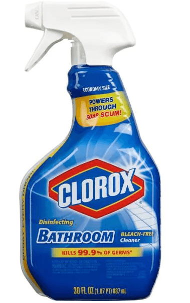 Clorox Disinfecting Bleach Free Bathroom Cleaner Trigger Spray 30oz - Pack of 2