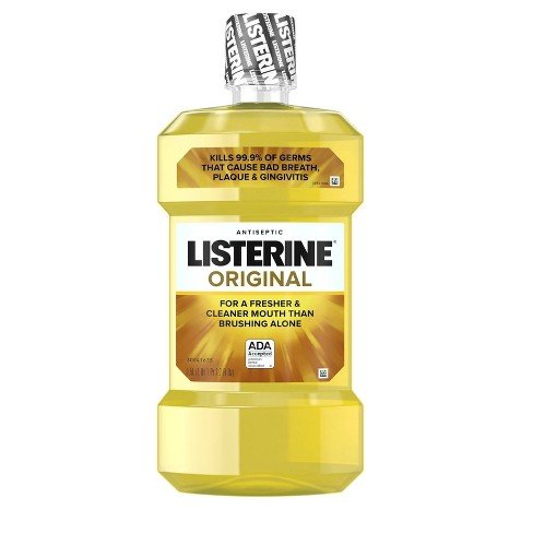 Listerine Original Antiseptic Oral Care Mouthwash 1.5L
