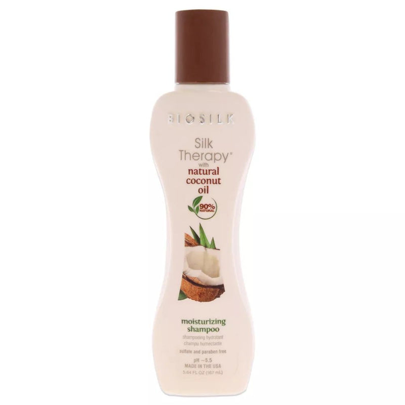 BioSilk Silk Therapy With Natural Coconut Oil Moisturizing Shampoo 12 fl oz