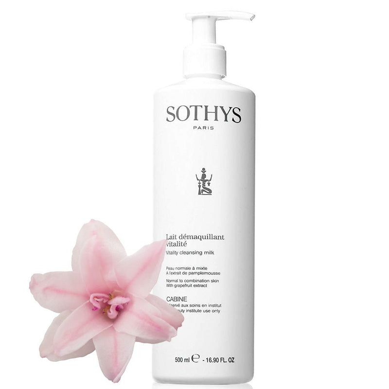Sothys Vitality Cleansing Milk (Normal To Combination Skin) 16.9oz/500ml