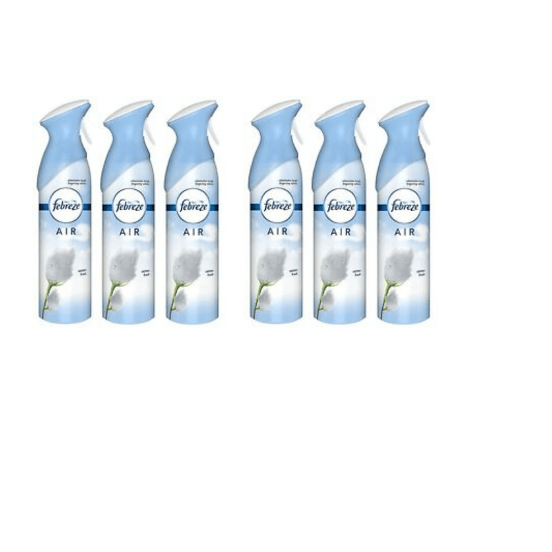 Febreze Air Freshener Spray Cotton Fresh 300ml - Pack of 6
