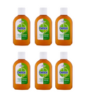 Dettol Antiseptic Liquid 250ml - Pack of 6 (UK Version)