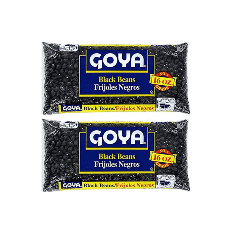 Goya Black Beans, Dry 16oz - Pack of 2
