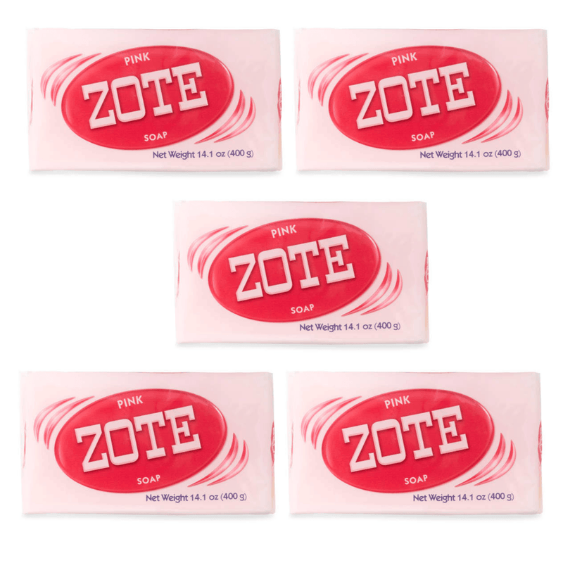 Zote Pink Laundry Soap, 14.1oz - Pack of 5