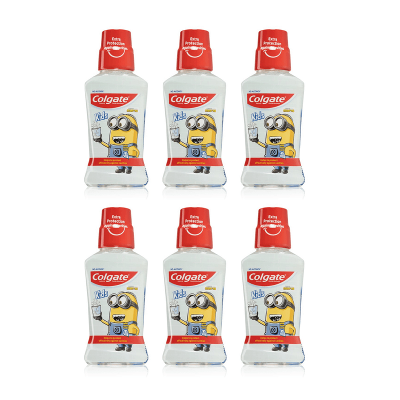 Colgate Kids Minions Mouthwash For Kids 250ml - Pack of 6