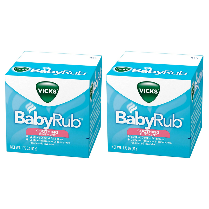 Vicks Babyrub Soothing Ointment 1.76oz - Pack of 2