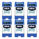 Gillette Antiperspirant Gel Deodorant, Artic Ice 70ml - Pack of 6