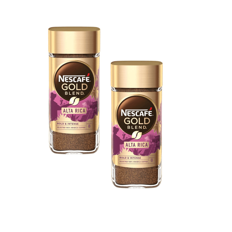 Nescafe Gold Blend Alta Rica Bold & Intense 100% Arabica Coffee 100g - Pack of 2