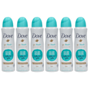 Dove Go Fresh Pear & Aloe Antiperspirant Deodorant Spray 150ml - Pack of 6
