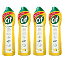 Cif Cream Cleaner Lemon 500ml - Pack of 4