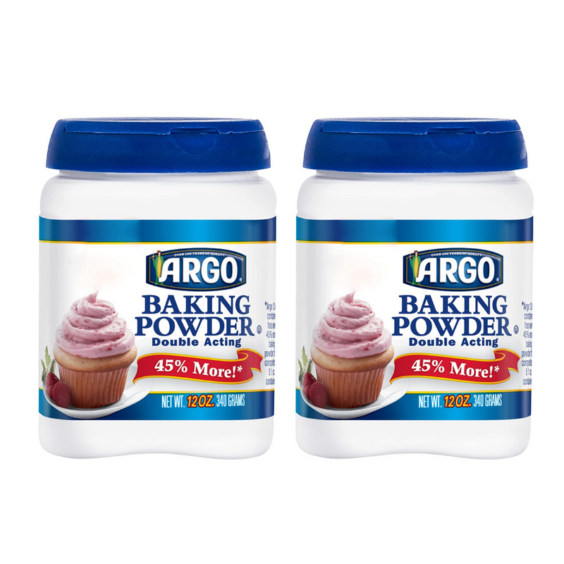 Argo Baking Powder Double Acting 12oz - Pack of 2