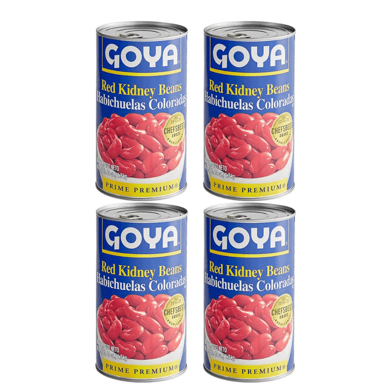Goya Red Kidney Beans 15.5oz - Pack of 4