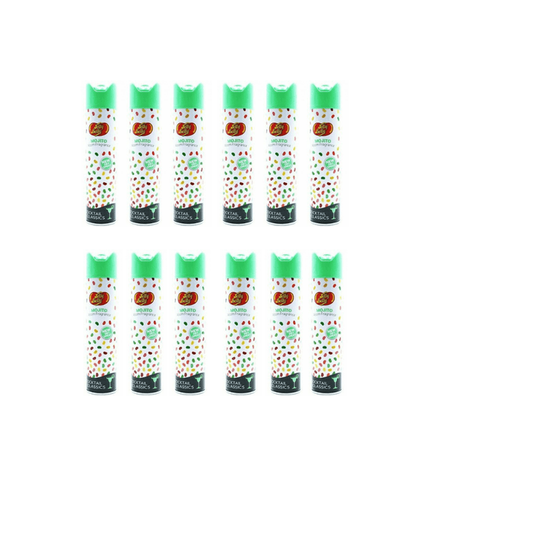 Jelly Belly Mojito Room Fragrance  Dry  Fragrance Spray 300ml (12 Pack)