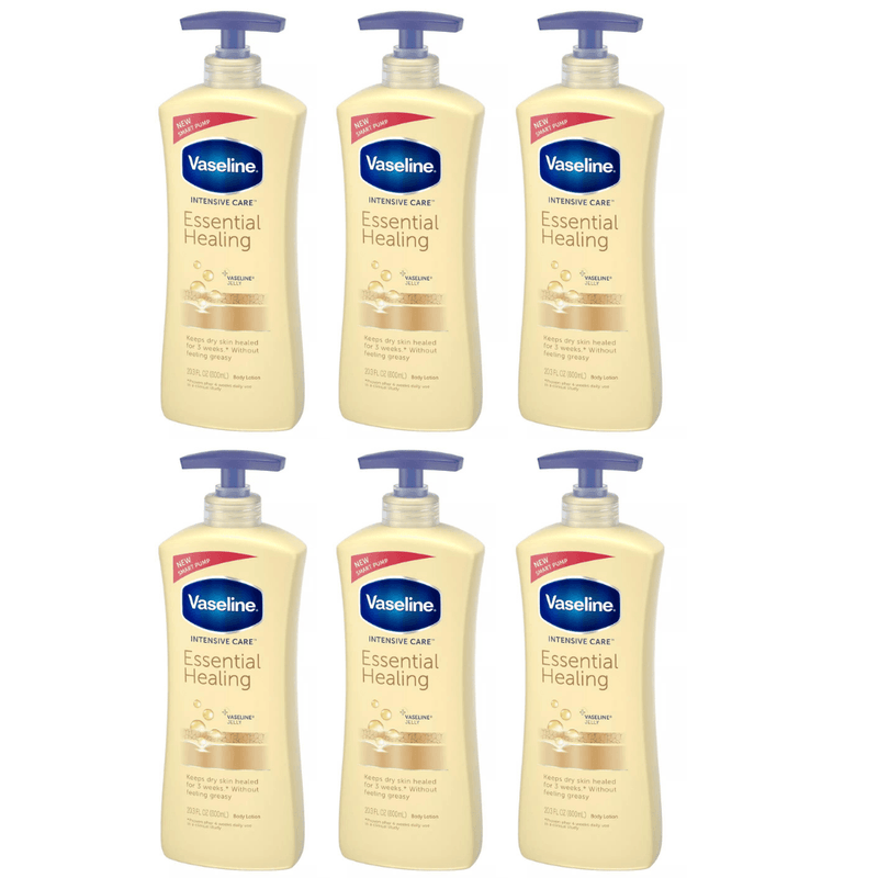 Vaseline Intensive Care Essential Healing Body Lotion 20.3 fl oz - Pack of 6