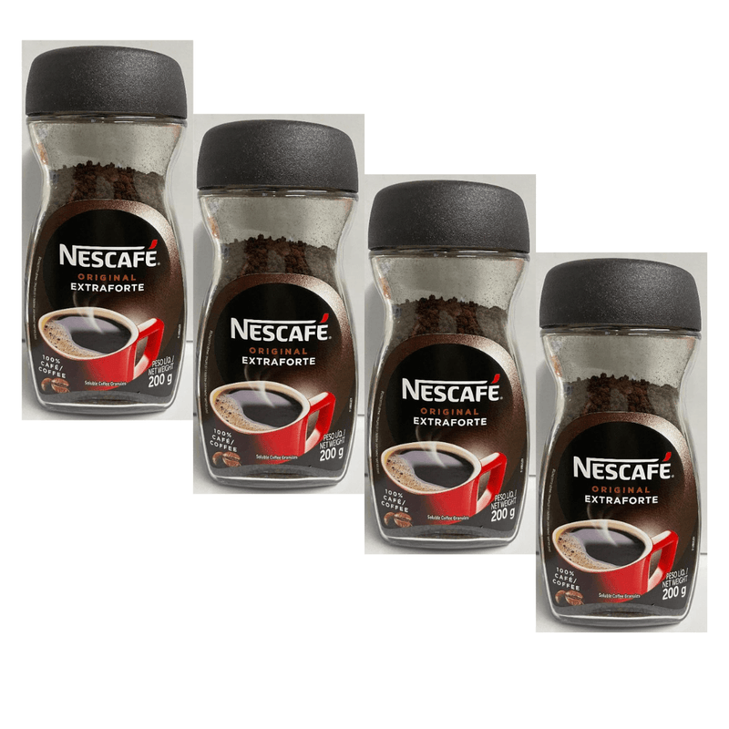 Nescafe Original Extra Strong Instant Coffee 200g - Pack of 4